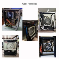 Prix usine A07 Desktop Design Pc Case Mini Itx Tower Game Coque en aluminium