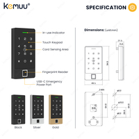 Cerraduras eléctricas KEMUU para gabinete de almacenamiento de Metal aplicación cerradura de gabinete de huellas dactilares cerraduras de casillero TTlock con llave maestra