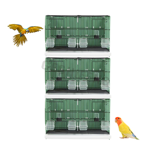 2024 cages à oiseaux d'élevage empilables de haute qualité <span class=keywords><strong>cage</strong></span> à oiseaux grande <span class=keywords><strong>cage</strong></span> à oiseaux en métal - Product Image 2
