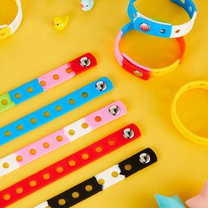 Adjustable Silicone Wristba with <b>Cute</b> Rubber Charm <b>Bracelets</b> Kids Custom Logo Swimming Event Identification Birthday Presents - Product Image 2