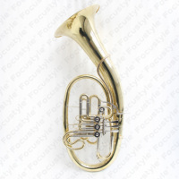 FWT-500 Professional Bb / F Wagner Tuba High End Clear Lacquer bersenar Linkage seperti French Horn Wagner Tuba dengan kotak