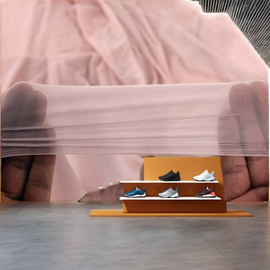 Thân Thiện Với Môi Thoáng Khí Spandex Đàn Hồi Vải Tuyn Vải Màu Da Khỏa Thân 4-Cách Căng Điện Lưới Lưới Cho Thể Thao Đồ Lót - Product Image 3