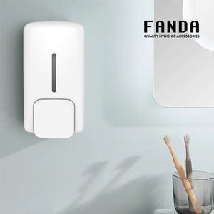 FANDA Manual Cartridge <b>Foam</b> <b>Soap</b> <b>Dispenser</b>, Wall Mounted Plastic Design for Hotel Made in Taiwan - Product Image 2