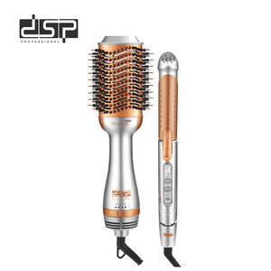 Dsp Professional Hair Straightener And <b>Brush</b> Combo With Ceramic Plates For <b>Smooth</b> Styling - Product Image 4