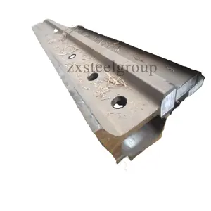 China Steel Mill 38kg Heavy Rail Steel U71Mn Material With 12.5m/pc Or Customized Length