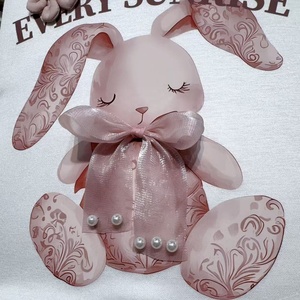 อุปกรณ์เสริมเสื้อผ้าพิมพ์ลายกระต่ายและแก้ไขด้วยความร้อน - Product Image 2