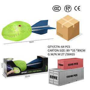 Zhorya ngoài trời thể thao trò chơi đồ chơi Led Light up Rocket chiếu sáng-powered tên lửa Đồ chơi chơi ném cho trẻ em - Product Image 6