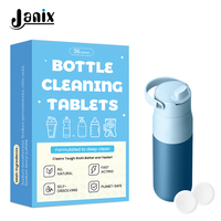 Tablettes effervescentes nettoyantes pour bouteilles d'eau – Nettoyage en profondeur, détachant écologique pour tasses à café, nettoyant pour pack d'hydratation – OEM