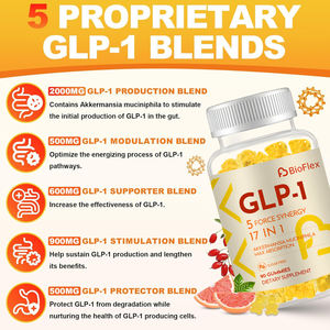 Integratore Probiotico GLP-1 17-in-1 da 4500mg OEM Private Label in Gommose Senza Zucchero per Adulti con Akkermansia e Berberina - Product Image 2