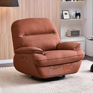 Fauteuil électrique moderne pour salon, fauteuil inclinable en cuir <span class=keywords><strong>de</strong></span> loisirs, fauteuil inclinable <span class=keywords><strong>large</strong></span>, fauteuil à bascule - Product Image 6