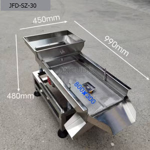Máquina eléctrica de tamiz de alimentos de acero inoxidable Máquina de tamizado de partículas Máquina de pantalla vibratoria - Product Image 2