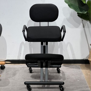Cross-border <b>office</b> comfortable backrest kneeling chair computer <b>stool</b> height-adjustable ergonomic anti-back pain hunchback - Product Image 2