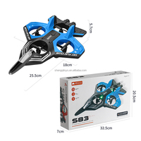LK Toys 2.4G Télécommande 4 Canaux 6 Axes Gyroscope RC Avion en Mousse RC Fighter Jet avec Lumière LED pour Jouets de Plein Air