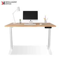 Bureau debout électrique convertible, bureau vertical ergonomique avec contrôle de mémoire, hauteur réglable, cadre métallique moderne, élévateur