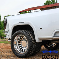 Jantes forgées RCSR Dual 20 22 24 26 28 30 pouces à rainures profondes, roues forgées 8x170 8x180 10x225, jantes polies pour GMC Série 2500/3500