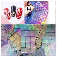 Pochoirs pour aérographe en gros, autocollants pour ongles à découpes, pour nail art, 24 styles, gabarits de manucure, guides de pointes
