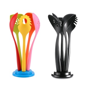 Ensemble d'ustensiles de cuisine <span class=keywords><strong>Magic</strong></span> Cook en nylon écologique résistant à la chaleur, 5 pièces, ensemble de cuillères de cuisine, accessoires de cuisine à domicile - Product Image 1