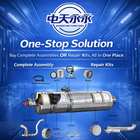 Filtro Antiparticolato YONGYONG DPF per Euro 6, Codice OE 2AI005 2410280R 2410280 Acciaio Inossidabile Anteriore Universale