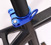 Colliers de Selle VTT en Alliage d'Aluminium à Libération Rapide Personnalisés pour Tube de Selle – Accessoires de Vélo, Colliers de Selle pour Vélos à Pignon Fixe, Haute Qualité