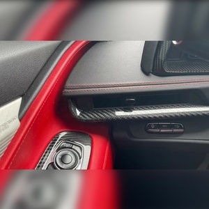 Accessoires de décoration d'intérieur de voiture en Fiber de carbone, garniture de tableau de bord pour <span class=keywords><strong>Corvette</strong></span> C8 2020 <span class=keywords><strong>2021</strong></span> - Product Image 3
