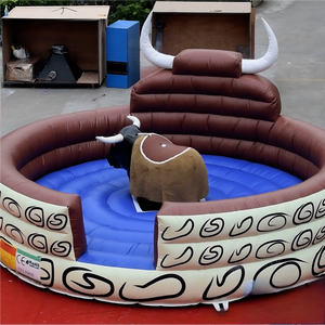 Taman Hiburan banteng mekanik mesin kendaraan Rodeo mekanis tiup permainan besar peralatan hiburan luar ruangan - Product Image 2
