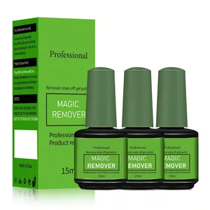 Líquido removedor de uñas de Gel rápido 15ml Quick Magic Remove UV Gel Nail Polish No Hurts Fast Burst Magic Gel Remover Liquid para uñas