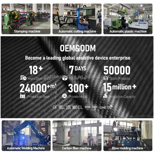 Oem/ODM siêu nhẹ sợi carbon một mảnh đi bộ thanh cho Phụ nữ/nam giới/người cao tuổi Ergonomic di động viện trợ mía cho người cao tuổi - Product Image 4