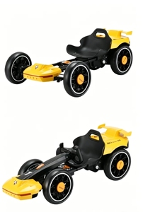 Tricycle haut de gamme 3 en 1 pour enfants avec poignée parentale et musique anglaise pour les tout-petits de 1 <span class=keywords><strong>à</strong></span> 3 ans, entraînement <span class=keywords><strong>à</strong></span> l'équilibre en extérieur - Product Image 4
