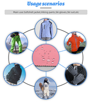 Tissu polyester élasthanne personnalisé en gros Film TPU extensible doux Ripstop recyclé imperméable coupe-vent tissu de vêtements de ski