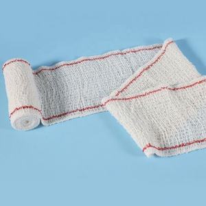 Pansement médical en crêpe 97% coton + 3% élasthanne certifié CE avec clip métallique/élastique - Product Image 4