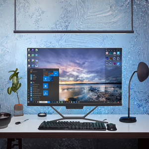 Komputer <span class=keywords><strong>Desktop</strong></span>, semua satu buah 24 inci Intel Core I7 AIO Barebone DDR4 RAM SSD + HDD UHD grafis baru game kantor bisnis rumah - Product Image 3