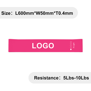 Set of 5 Stretch <b>Bands</b> Booty Legs Exercise <b>Workout</b> Resistance <b>Bands</b> For <b>Workout</b> - Product Image 2