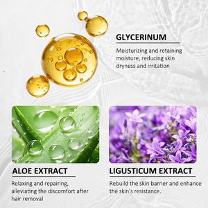 Crème dépilatoire naturelle végane douce à action rapide, indolore, 5 minutes, pour <span class=keywords><strong>tout</strong></span> <span class=keywords><strong>le</strong></span> <span class=keywords><strong>corps</strong></span>, formule hypoallergénique - Product Image 3