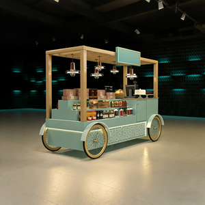 Boulangerie Composite magasin de détail longue bande droite style stratifié ligne droite type présentoir - Product Image 2