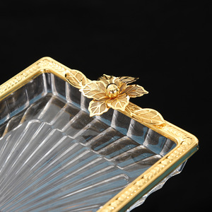 <span class=keywords><strong>Assiette</strong></span> à fruits rétro de luxe en <span class=keywords><strong>verre</strong></span> sur pied avec base, pour fruits secs, gâteaux, desserts et collations, usage domestique - Product Image 5