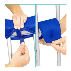 BSCI Factory Universal <b>Walking</b> Padding Cover Soft Foam Underarm Crutch <b>Pads</b> with Hand Grips - Product Image 3