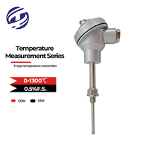 Personnalisation OEM/ODM, capteur de température haute performance, thermocouple Pt100, transmetteur RTD 4-20 mA, IP65, acier inoxydable