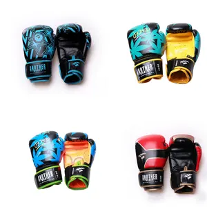 Fabrik Großhandel Professional Boxing Trainings handschuhe Custom Design Echte Leder Box handschuhe Günstige Leder Box handschuhe