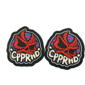 Patch en PVC 3D personnalisé, logo en relief 3D, patch <span class=keywords><strong>autocollant</strong></span> en caoutchouc souple en PVC <span class=keywords><strong>pour</strong></span> vêtements - Product Image 1