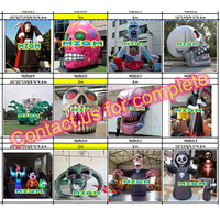 Personnages gonflables de dessin animé de ballon de Ghostbusters d'halloween événement publicitaire homme de guimauve gonflable