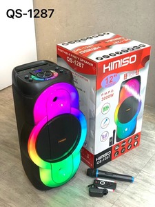 Qs-1287 Fabricante Chino Nuevo Altavoz Subwoofer de 12 Pulgadas P.m.p.o de 3000w de Gran Potencia para Karaoke y Fiestas con Micrófono Inalámbrico - Product Image 4