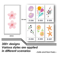 Tatuajes Temporales No Tóxicos y Seguros, Diseños Variados de Flores y Animales, Decoración Corporal, para Niños y Adultos, Uso Diario y Fiestas