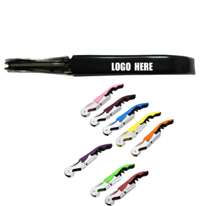 Sacacorchos Plegable 3 en 1 <span class=keywords><strong>de</strong></span> Acero Inoxidable y Acero al Carbono para <span class=keywords><strong>Camareros</strong></span> <span class=keywords><strong>de</strong></span> Restaurante, Venta al Por Mayor Personalizada para Uso Promocional - Product Image 1