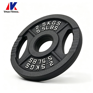 Offre Spéciale – Disques <span class=keywords><strong>de</strong></span> Poids Ronds en <span class=keywords><strong>Fonte</strong></span> Noire à <span class=keywords><strong>2</strong></span> Poignées, 25 <span class=keywords><strong>kg</strong></span>, pour Haltères <span class=keywords><strong>de</strong></span> Musculation à Domicile et en Salle <span class=keywords><strong>de</strong></span> Sport Commerciale - Product Image 3