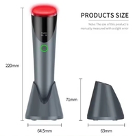 Appareil de rajeunissement de la peau du visage et des yeux à LED, thérapie par lumière rouge, portable, compatible avec les prises US/CN