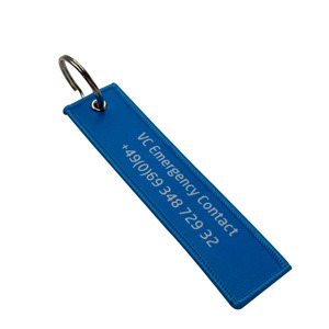 OEM ODM Eco-Friendly Stainless Steel Woven Anime Card Holder Keychain for Carabiners-Customized Promotional Gifts