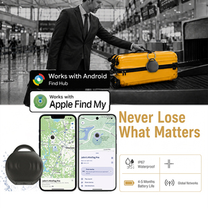 Pour étudiants, localisateur intelligent MiniTag Pro pour le suivi des chats, compatible iOS et Android, avec fonction de localisation mondiale (type AirTag) - Product Image 2