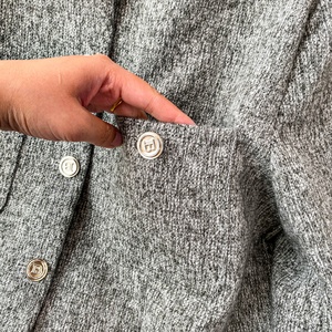 Damen Herbst-Winter Neuer Einreihiger Kurzer Mantel mit Langen Ärmeln im Temperamentvollen Stil - Product Image 5