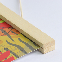 Affiche éducative personnalisée sur toile pour l'apprentissage des formes, pour la salle de classe des enfants, fournitures scolaires en gros avec support en bois, usine OEM