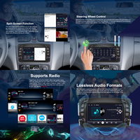 Radio de coche Podofo para mercedes-benz CLK/W209, clase C/W203 SLK/W170, 7 pulgadas, Android, 2 + 64, inalámbrico, Carplay/Android Auto, GPS/WiFi
